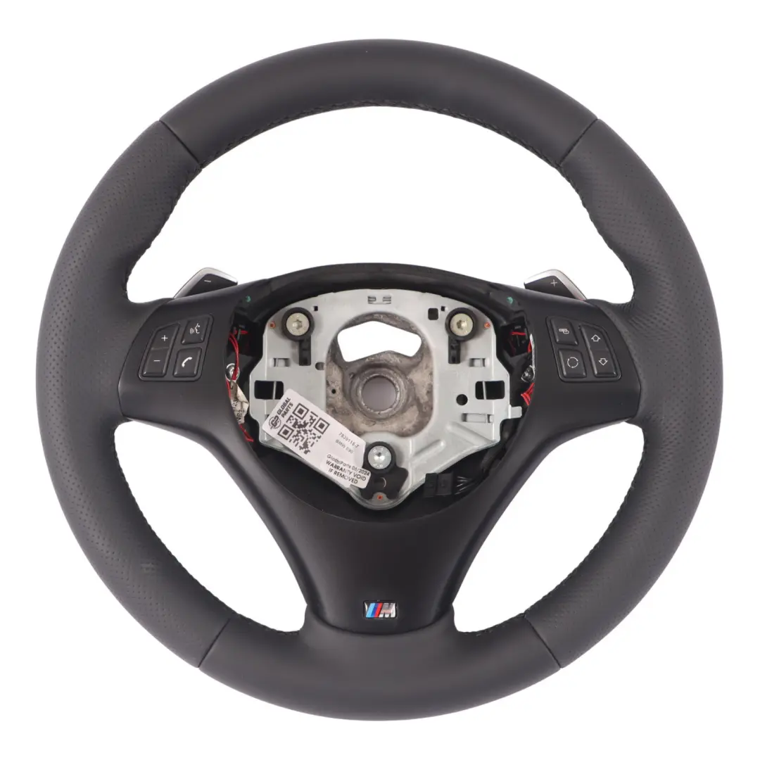 Nuova Pelle Nera M-SPORT Volante Spesso per BMW E81 E87 E90 E91 E92 con numero di parte 7839115 BMW E81 E87 E90 E91 E92 Nuova Pelle Nera M-SPORT Volante Spesso - SKU 7839115-7 - Numero di parte 7839115