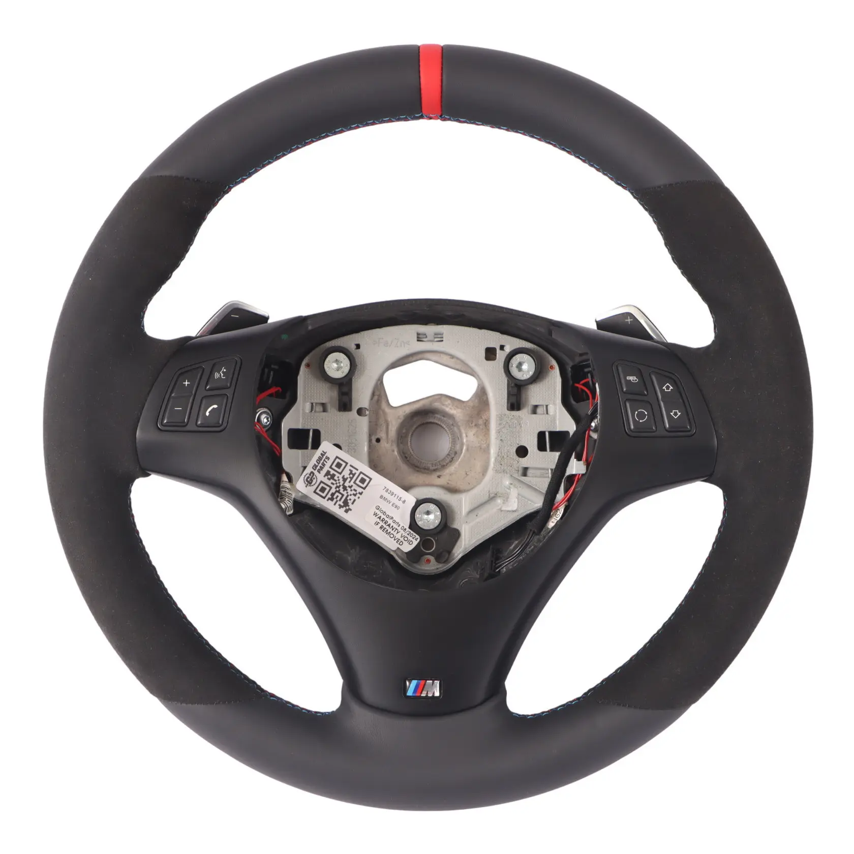 Volante BMW E81 E87 E90 E91 E92 NUOVO Pelle Alcantara M Sport Spessore