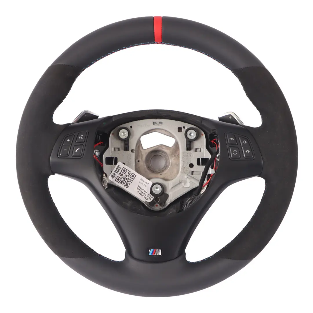 Steering Wheel BMW E81 E87 E90 E91 E92 NEW Leather Alcantara M Sport Thick to with Part number 7839115 Steering Wheel BMW E81 E87 E90 E91 E92 NEW Leather Alcantara M Sport Thick - SKU 7839115-8 - Part number 7839115