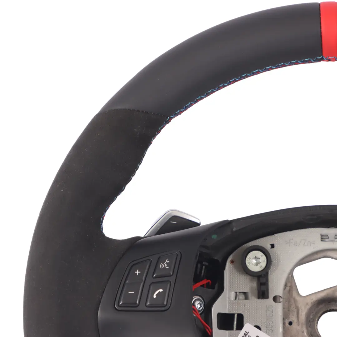 Steering Wheel BMW E81 E87 E90 E91 E92 NEW Leather Alcantara M Sport Thick to with Part number 7839115 Steering Wheel BMW E81 E87 E90 E91 E92 NEW Leather Alcantara M Sport Thick - SKU 7839115-8 - Part number 7839115