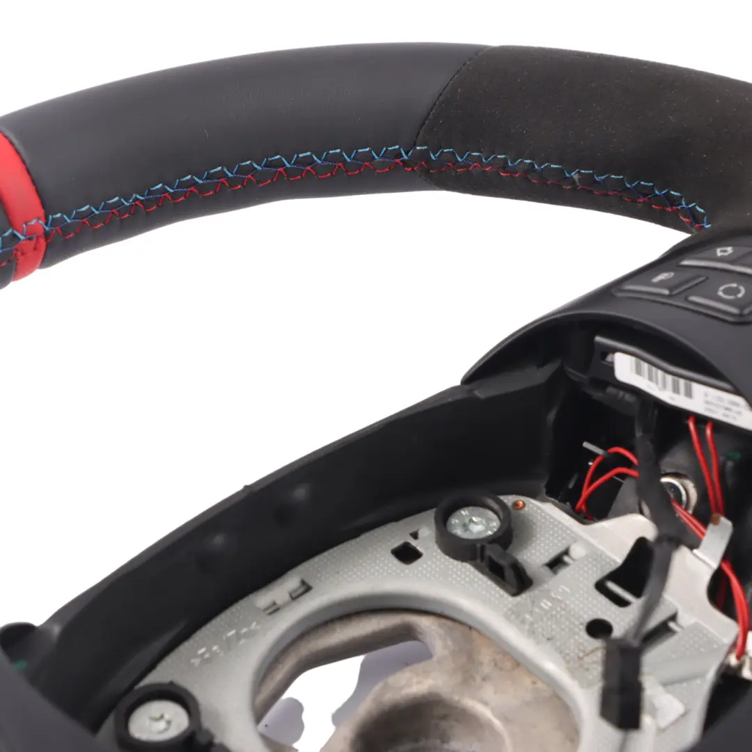 Steering Wheel BMW E81 E87 E90 E91 E92 NEW Leather Alcantara M Sport Thick to with Part number 7839115 Steering Wheel BMW E81 E87 E90 E91 E92 NEW Leather Alcantara M Sport Thick - SKU 7839115-8 - Part number 7839115
