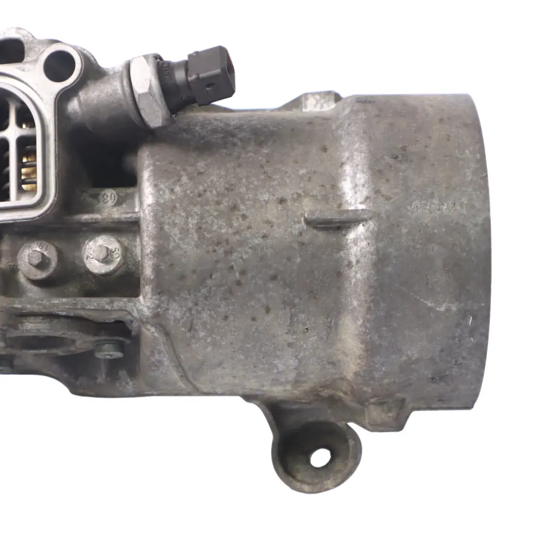 Oil Filter Housing to BMW E90 E92 E93 Engine with Part number 7841525 BMW E90 E92 E93 Engine Oil Filter Housing - SKU 7841525 - Part number 7841525