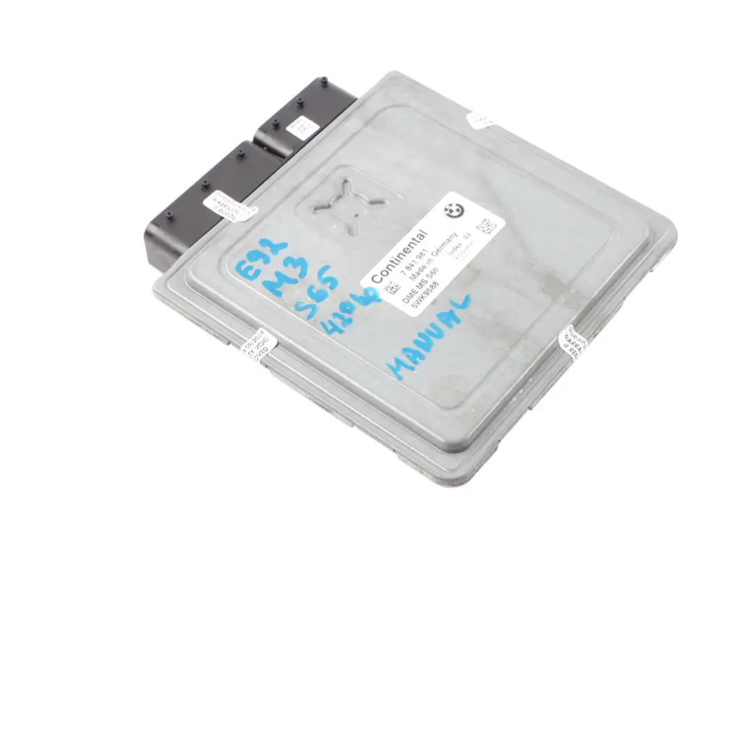 BMW E90 E92 E93 M3 Engine S65 420HP ECU DME Twin Clutch Gearbox - SKU 7841981 - Part number 7841981