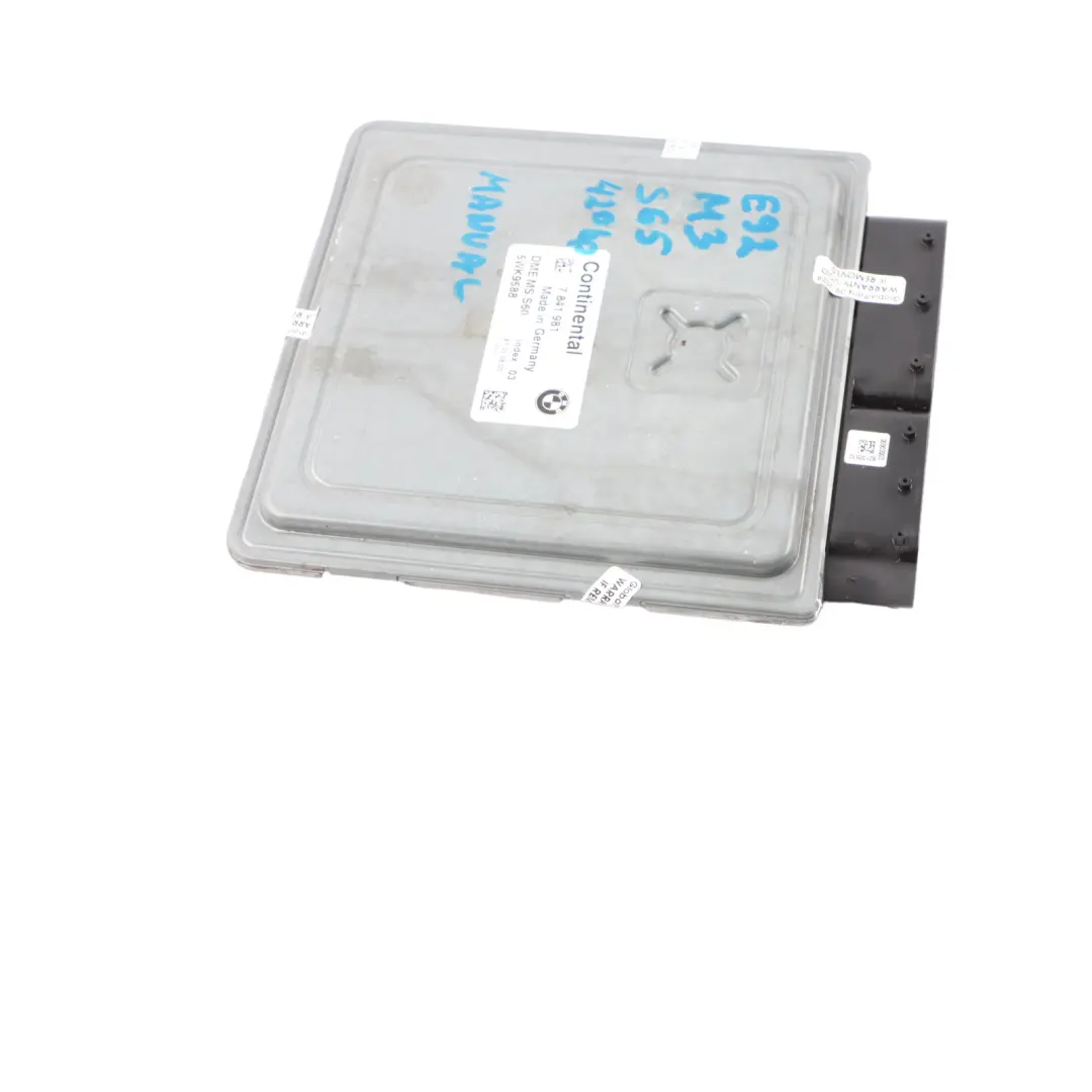 BMW E90 E92 E93 M3 Engine S65 420HP ECU DME Twin Clutch Gearbox - SKU 7841981 - Part number 7841981