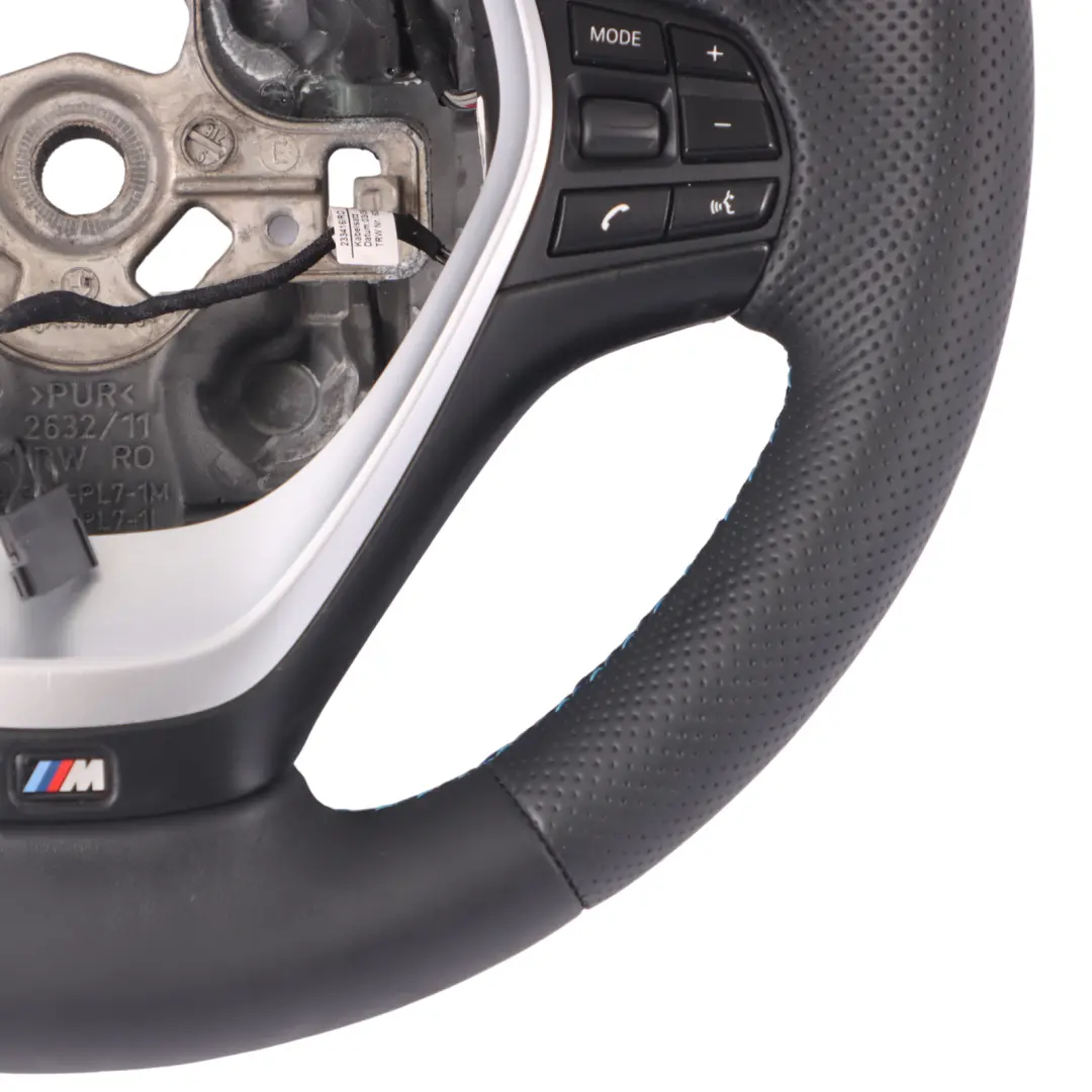 BMW F20 F21 F30 F31 F32 NUEVO Cuero Negro M Sport grueso Volante Interruptores - SKU 7845877-4 - Número de pieza 7845877
