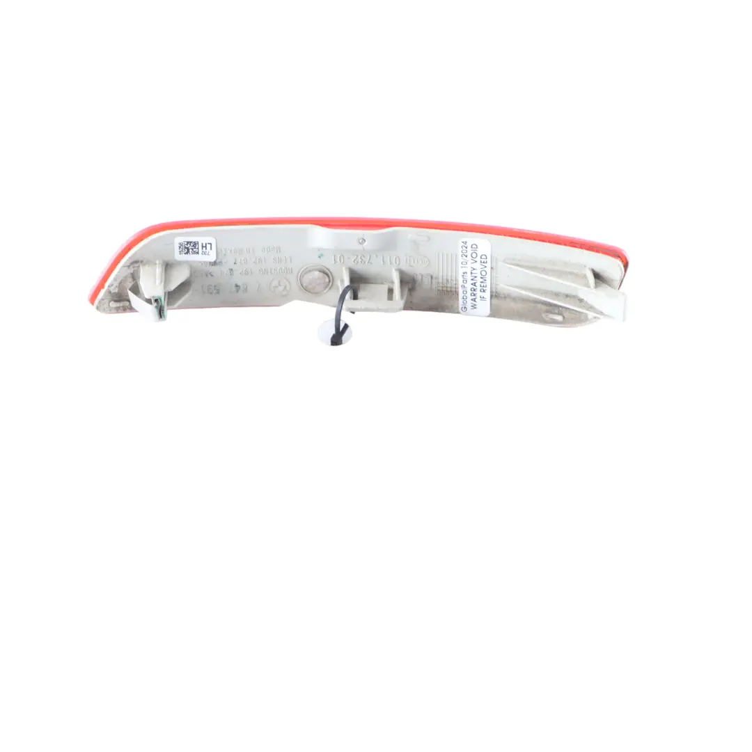 BMW X5 F15 M Sport Reflector Trasero Izquierdo Parachoques Delantero Rojo - SKU 7847591 - Número de pieza 7847591
