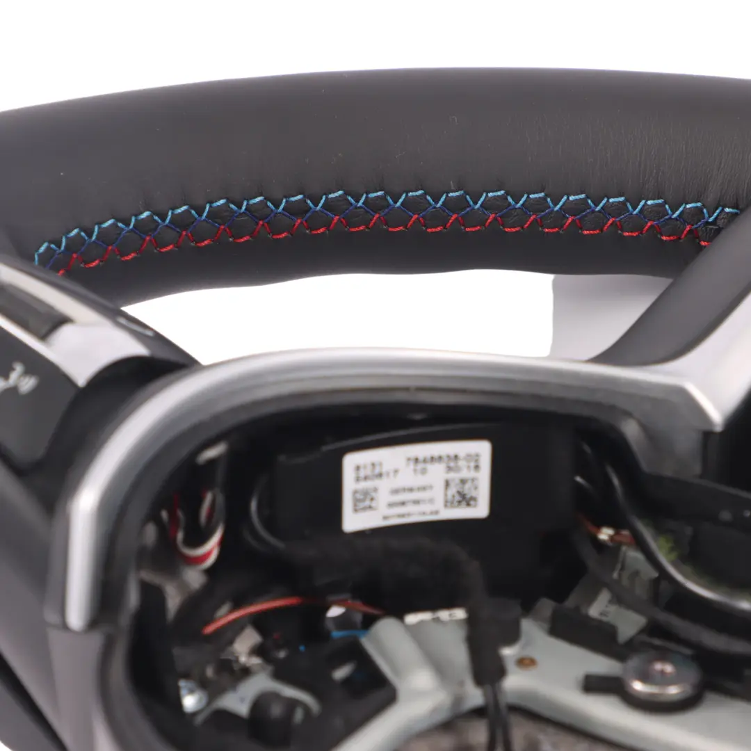 NUOVO NERO Pelle M Sport Riscaldato per Volante BMW F80 M3 F82 F83 M4 F87 M2 con numero di parte 7847607 Volante BMW F80 M3 F82 F83 M4 F87 M2 NUOVO NERO Pelle M Sport Riscaldato - SKU 7847607-2 - Numero di parte 7847607