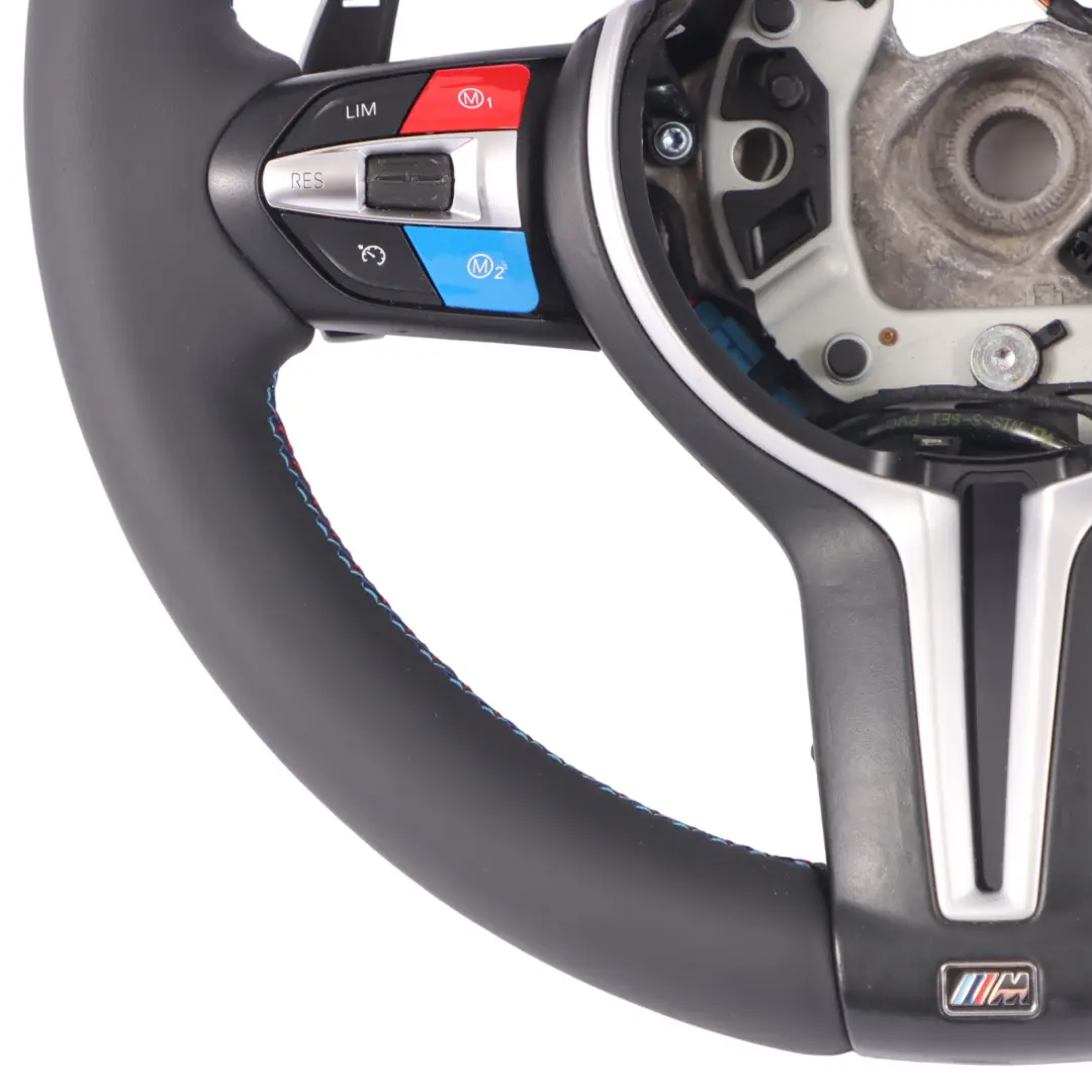 Steering Wheel BMW F80 M3 F82 F83 M4 F87 M2 NEW Black Leather M Sport Heated  - SKU 7847607-2 - Part number 7847607