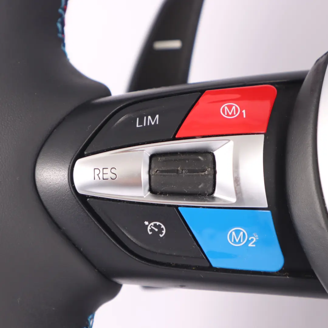 Steering Wheel BMW F80 M3 F82 F83 M4 F87 M2 NEW Black Leather M Sport Heated  - SKU 7847607-2 - Part number 7847607
