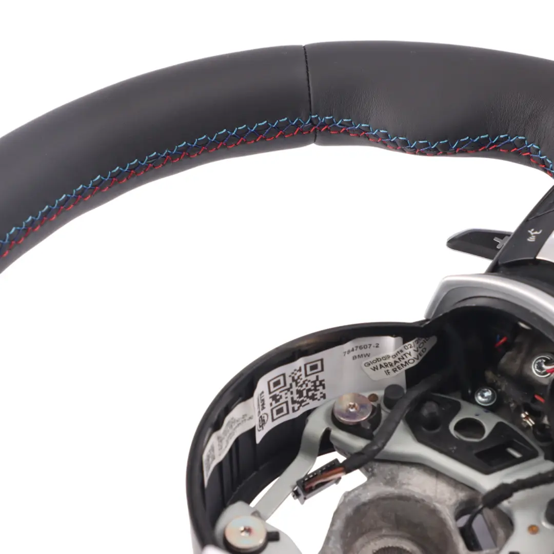 NUOVO NERO Pelle M Sport Riscaldato per Volante BMW F80 M3 F82 F83 M4 F87 M2 con numero di parte 7847607 Volante BMW F80 M3 F82 F83 M4 F87 M2 NUOVO NERO Pelle M Sport Riscaldato - SKU 7847607-2 - Numero di parte 7847607