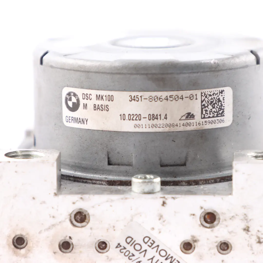  Brake Pump BMW F87 M2 F80 M3 F82 M4 DSC Hydro Braking Unit 8064504 - SKU 7851298-4 - Part number 7851298