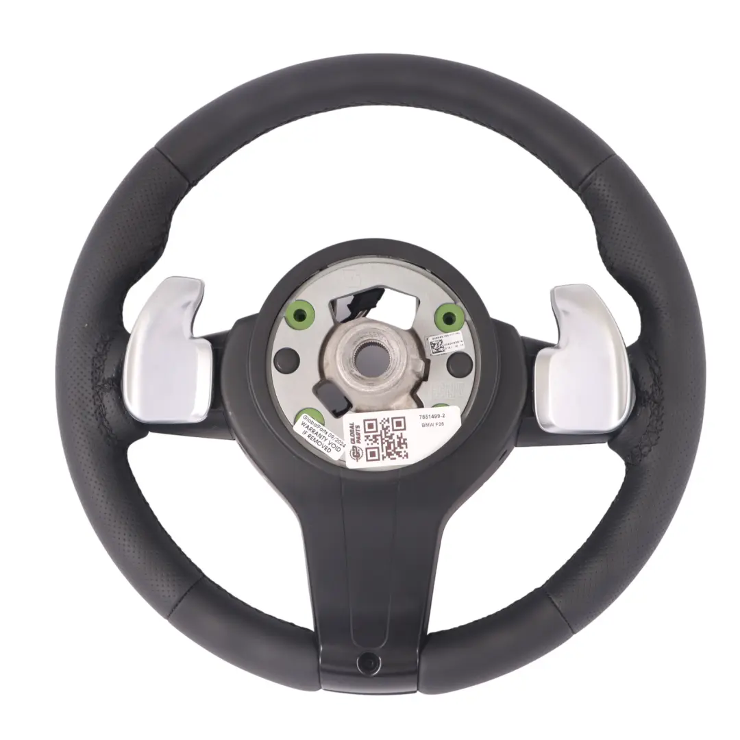 Riscaldato NUOVO NERO Pelle M Sport Cambio Volante per Volante BMW X3 F25 X4 F26 con numero di parte 7851499 Volante BMW X3 F25 X4 F26 Riscaldato NUOVO NERO Pelle M Sport Cambio Volante - SKU 7851499-2 - Numero di parte 7851499