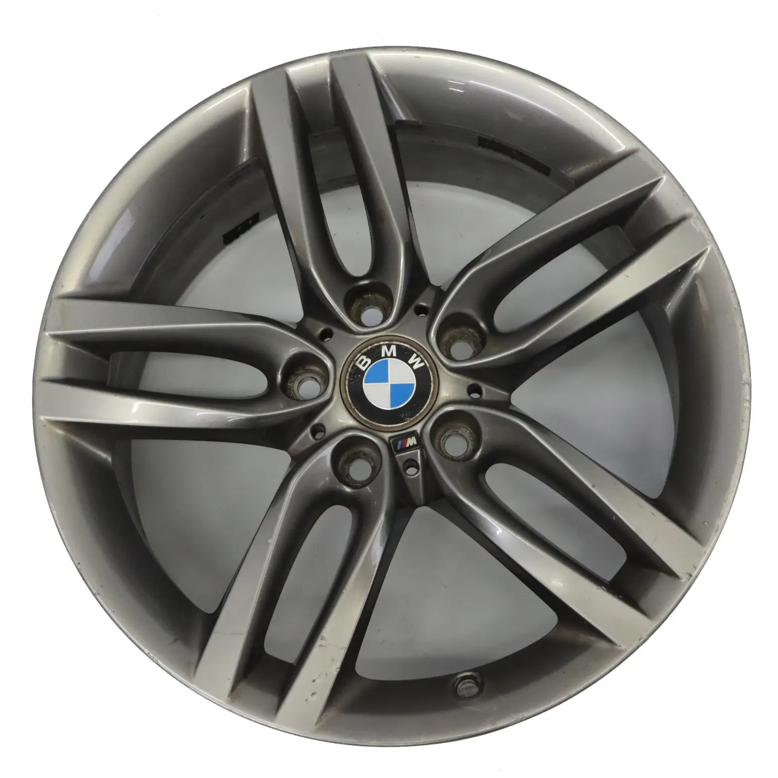 BMW F20 F21 F22 Cerchio in lega grigio ferrico 18" 7,5J ET:45 M Doppie razze 461