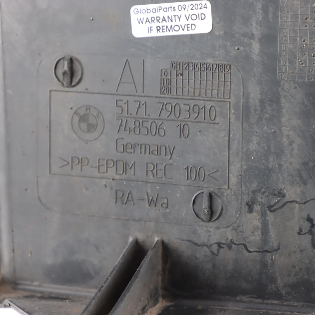 Arch M Sport Bottom Front Right O/S Wheel Housing Cover to BMW E90 E91 Wheel with Part number 7903910 BMW E90 E91 Wheel Arch M Sport Bottom Front Right O/S Wheel Housing Cover - SKU 7903910-2 - Part number 7903910