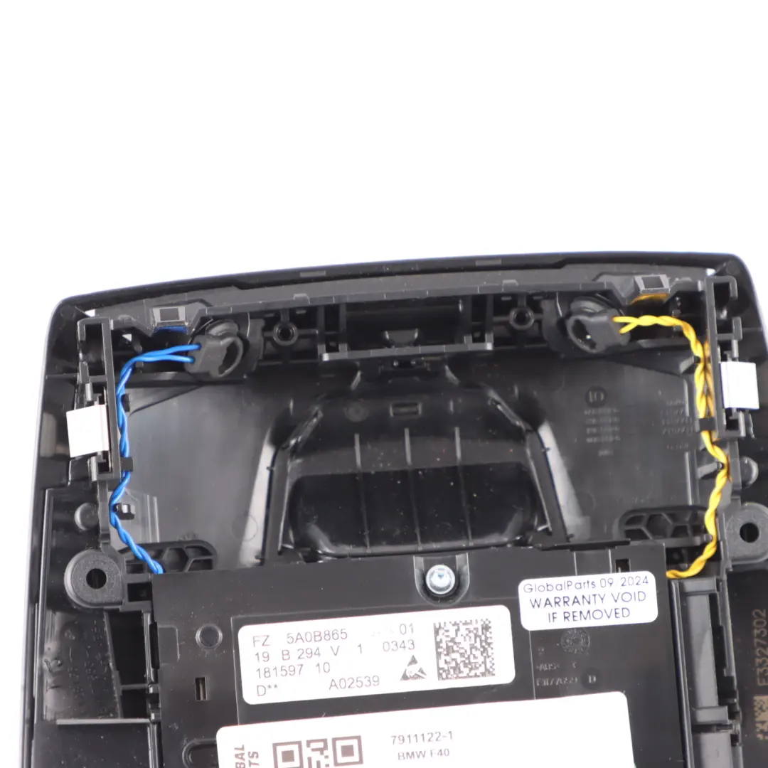 Roof Switch BMW F40 Unit Interior Reading Light Control Unit Black to with Part number 7911122 Roof Switch BMW F40 Unit Interior Reading Light Control Unit Black - SKU 7911122-1 - Part number 7911122