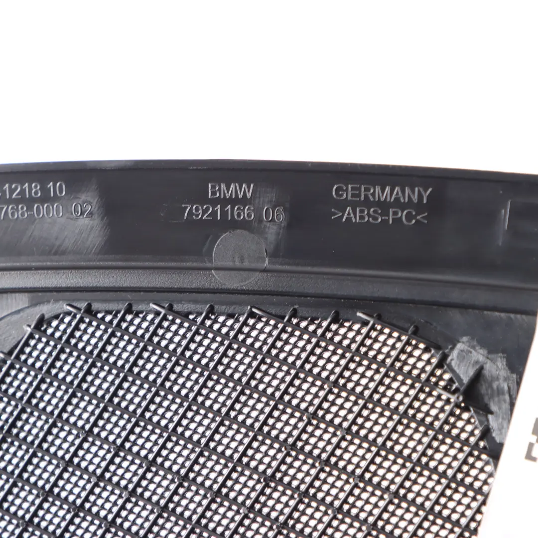Loudspeaker Cover Rear Right O/S Speaker Trim Panel to BMW F22 F87 with Part number 7921166 BMW F22 F87 Loudspeaker Cover Rear Right O/S Speaker Trim Panel - SKU 7921166 - Part number 7921166