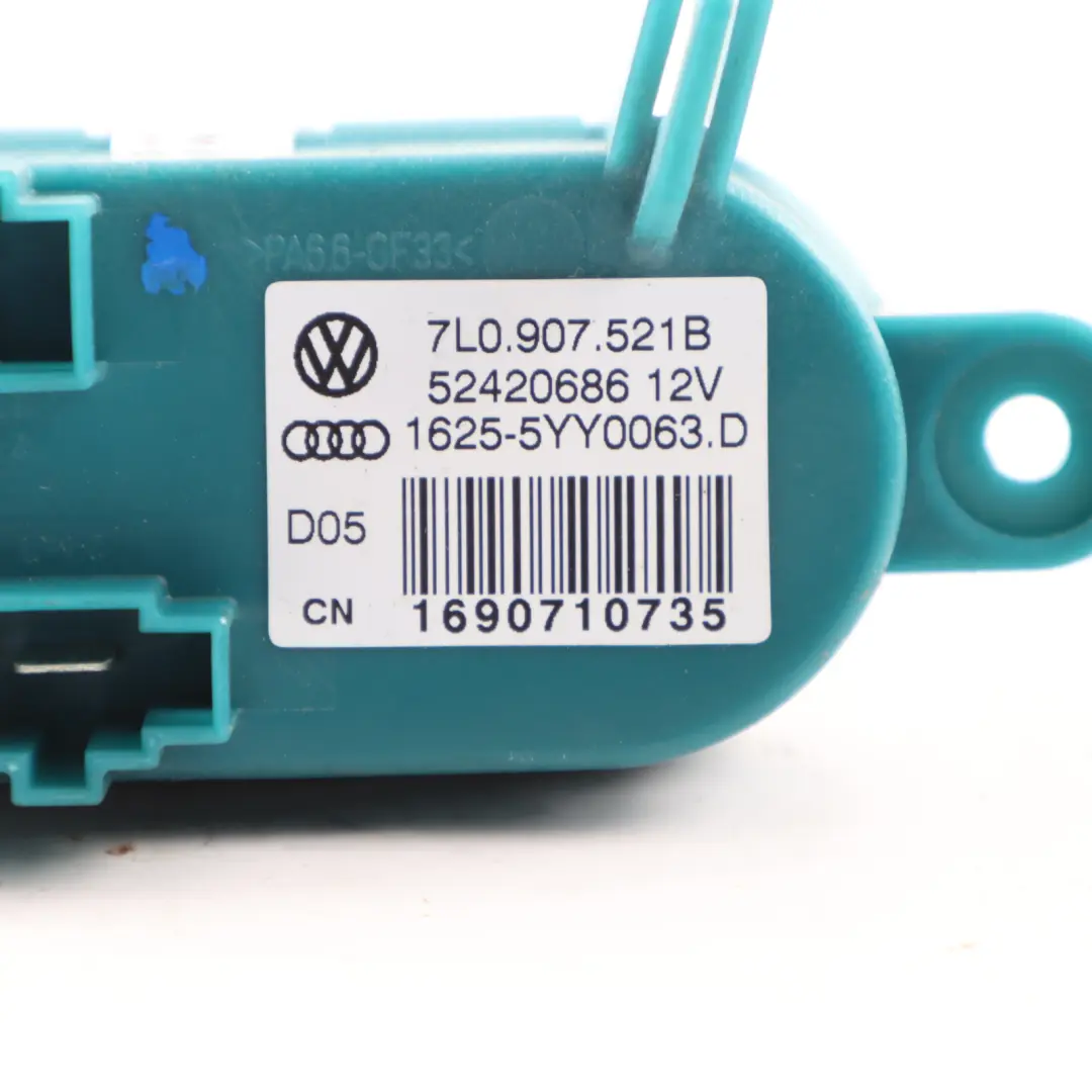Audi Q7 4L Volkswagen Touareg Heater Blower Fan Resistor Unit - SKU 7L0907521B - Part number 7L0907521B