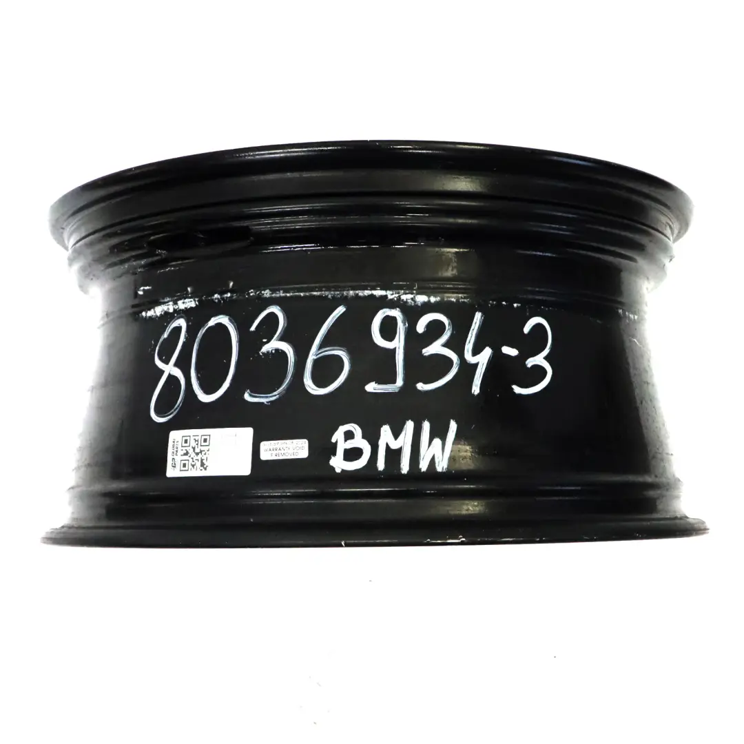BMW E90 E91 E92 Llanta Trasera de Aluminio Negra 18 "Habla 193 8,5J ET:3 7 - SKU 8036934-3 - Número de pieza 8036934