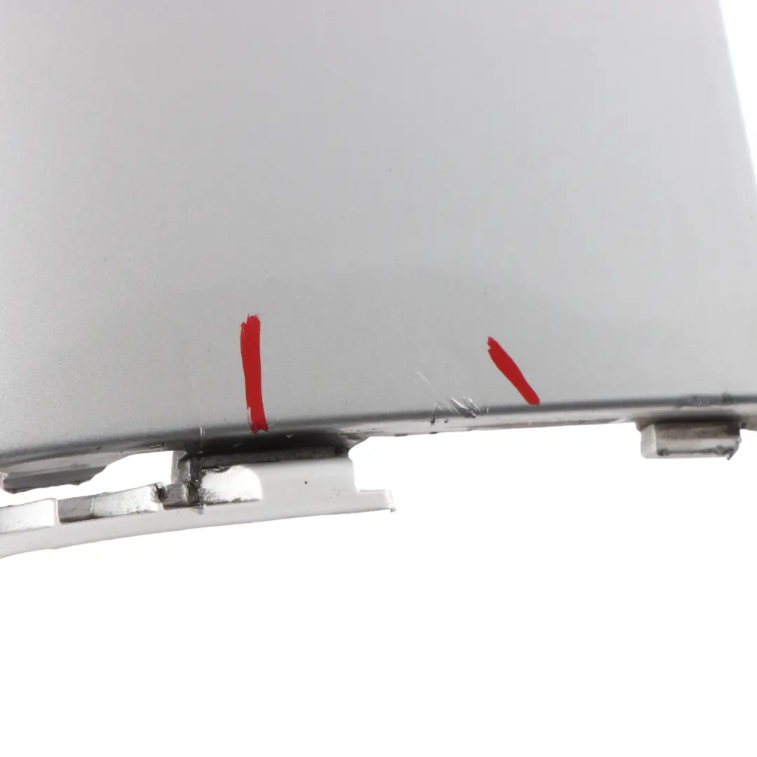 Bumper BMW X5 E70 M Sport Left N/S Lateral Trim Panel Titan Silver - 354 to Rear with Part number 8037281 Rear Bumper BMW X5 E70 M Sport Left N/S Lateral Trim Panel Titan Silver - 354 - SKU 8037281-TS1 - Part number 8037281