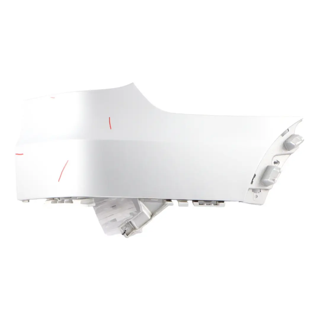Bumper Right O/S Lateral Trim Panel Titan Silver 354 to BMW X5 E70 M Sport Rear with Part number 8037282 BMW X5 E70 M Sport Rear Bumper Right O/S Lateral Trim Panel Titan Silver 354 - SKU 8037282-TS1 - Part number 8037282