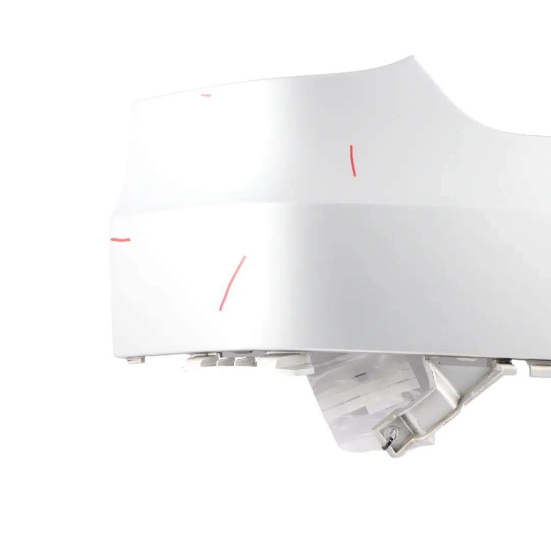 Bumper Right O/S Lateral Trim Panel Titan Silver 354 to BMW X5 E70 M Sport Rear with Part number 8037282 BMW X5 E70 M Sport Rear Bumper Right O/S Lateral Trim Panel Titan Silver 354 - SKU 8037282-TS1 - Part number 8037282