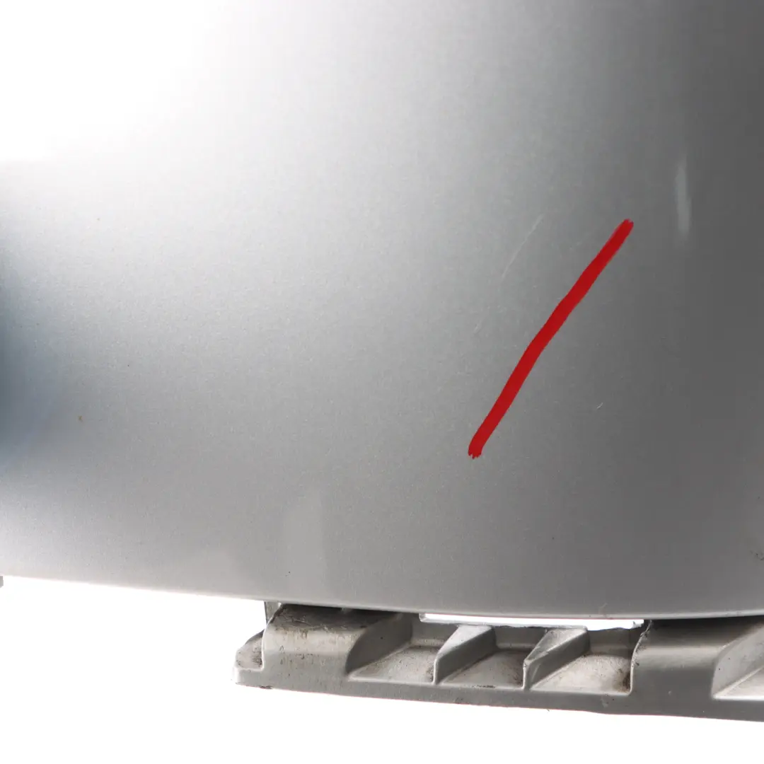 Bumper Right O/S Lateral Trim Panel Titan Silver 354 to BMW X5 E70 M Sport Rear with Part number 8037282 BMW X5 E70 M Sport Rear Bumper Right O/S Lateral Trim Panel Titan Silver 354 - SKU 8037282-TS1 - Part number 8037282
