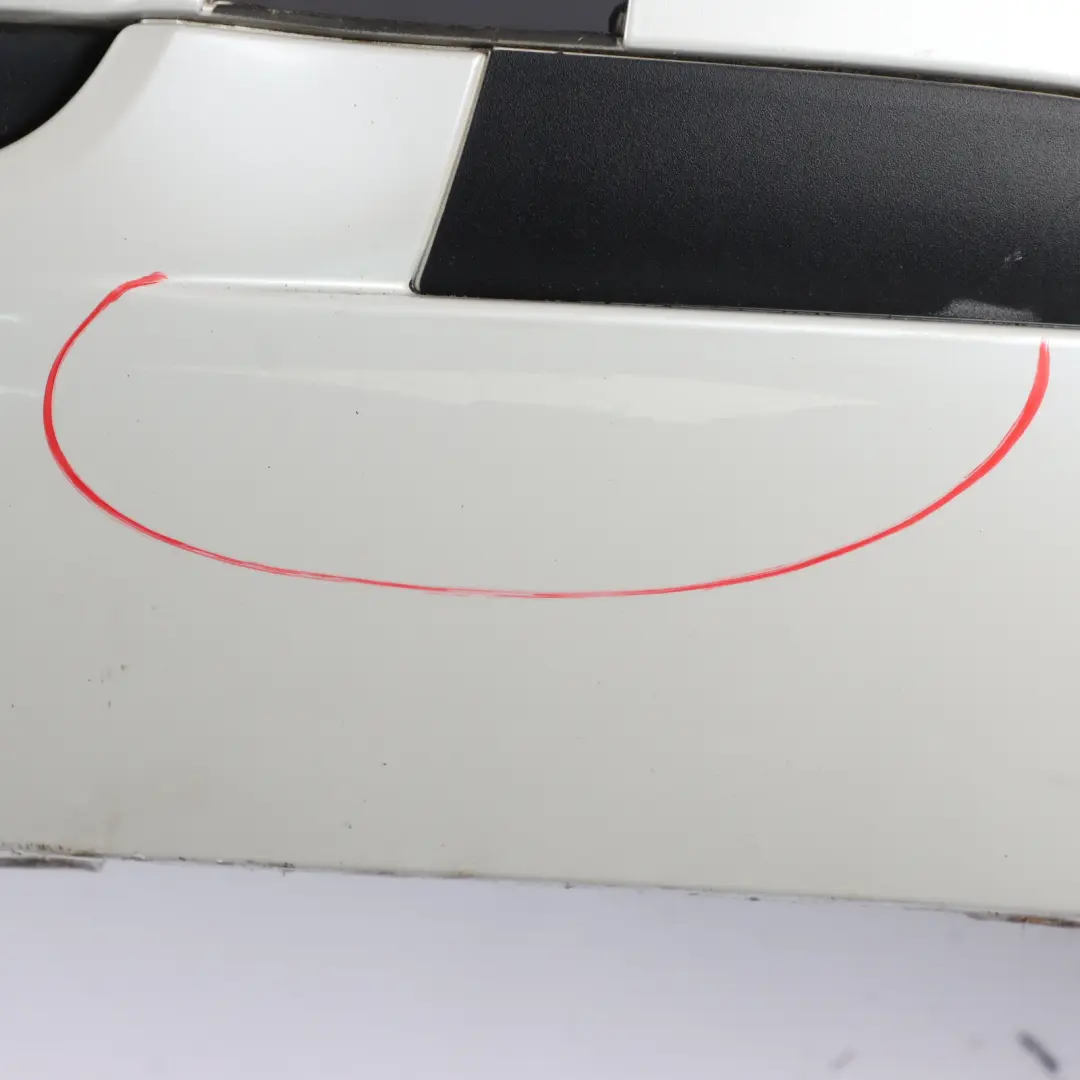 Bumper BMW E92 E93 Coupe Convertible M Sport PDC Mineral White - A96 to Rear with Part number 8044934 Rear Bumper BMW E92 E93 Coupe Convertible M Sport PDC Mineral White - A96 - SKU 8044934-MW1 - Part number 8044934