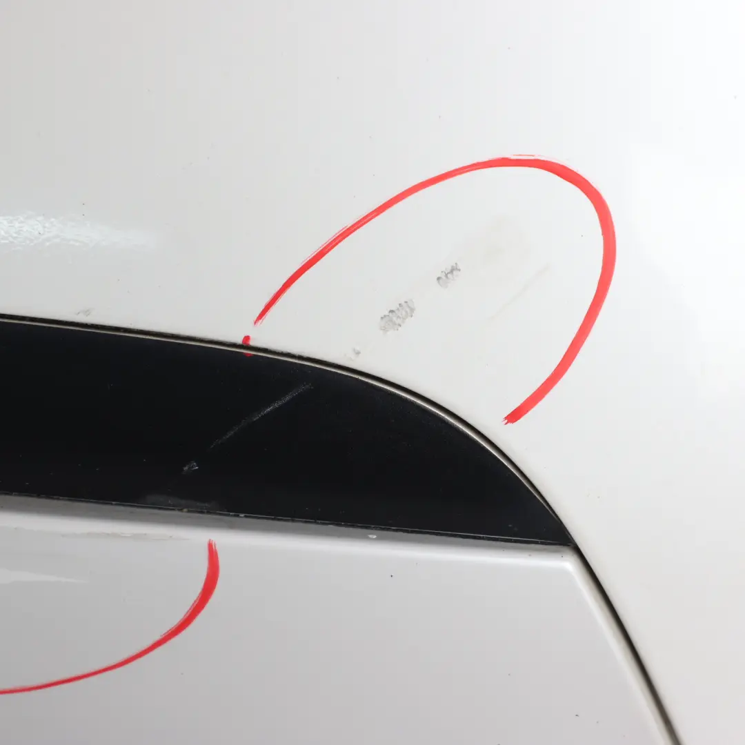 Bumper BMW E92 E93 Coupe Convertible M Sport PDC Mineral White - A96 to Rear with Part number 8044934 Rear Bumper BMW E92 E93 Coupe Convertible M Sport PDC Mineral White - A96 - SKU 8044934-MW1 - Part number 8044934