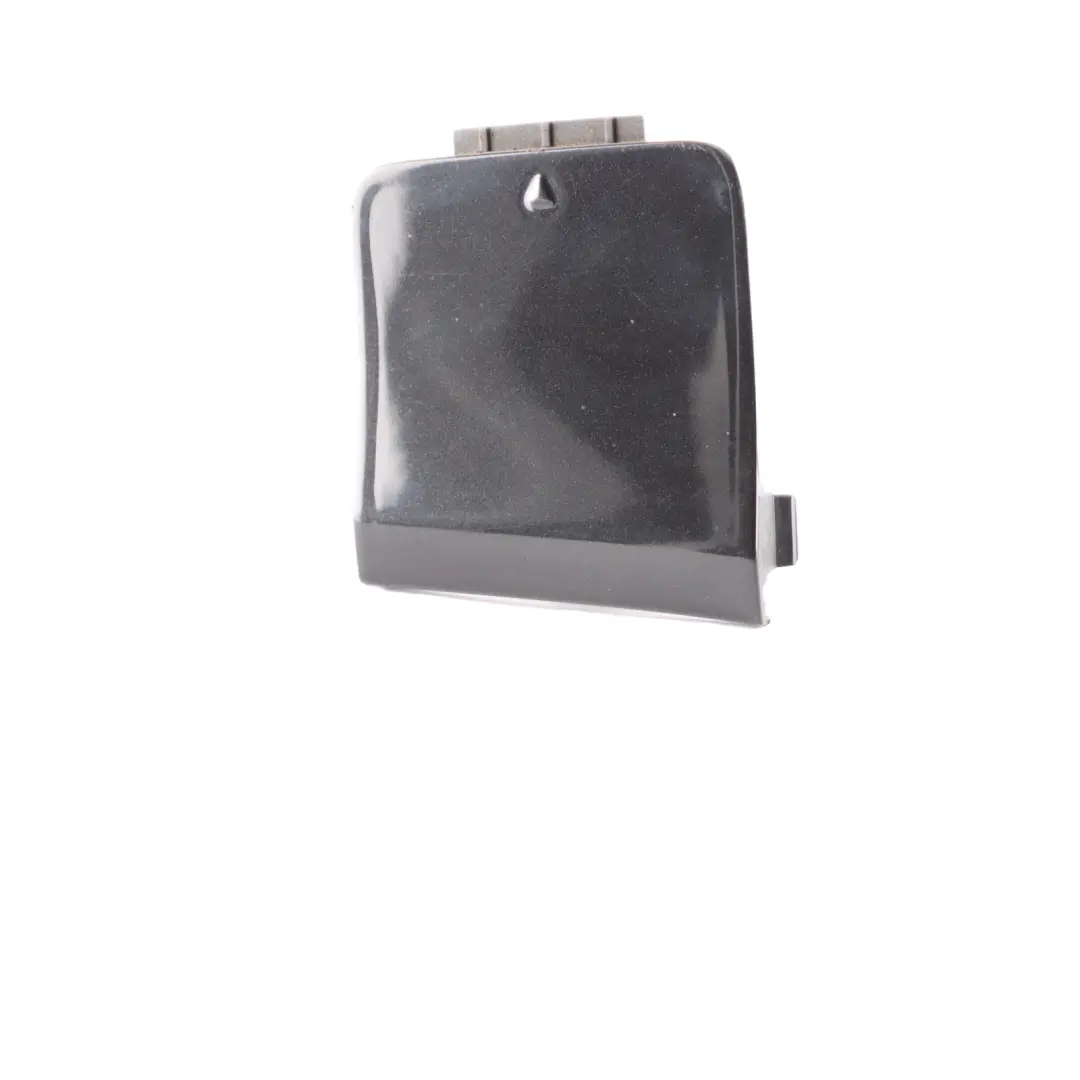 Bumper Left N/S Towing Eye Cover Black Sapphire - 475 to BMW X3 F25 M Sport Rear with Part number 8048133 BMW X3 F25 M Sport Rear Bumper Left N/S Towing Eye Cover Black Sapphire - 475 - SKU 8048133-BS - Part number 8048133