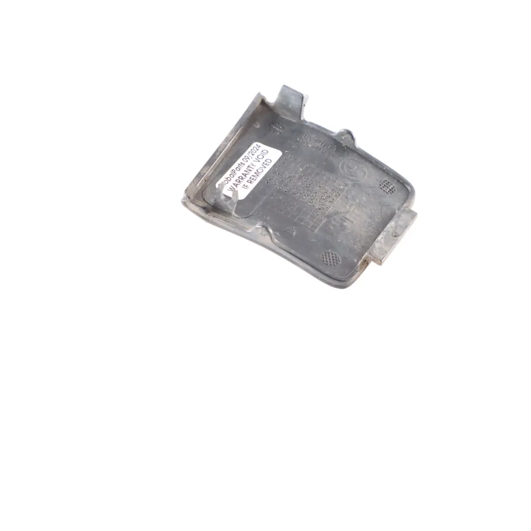 Bumper Left N/S Towing Eye Cover Black Sapphire - 475 to BMW X3 F25 M Sport Rear with Part number 8048133 BMW X3 F25 M Sport Rear Bumper Left N/S Towing Eye Cover Black Sapphire - 475 - SKU 8048133-BS - Part number 8048133