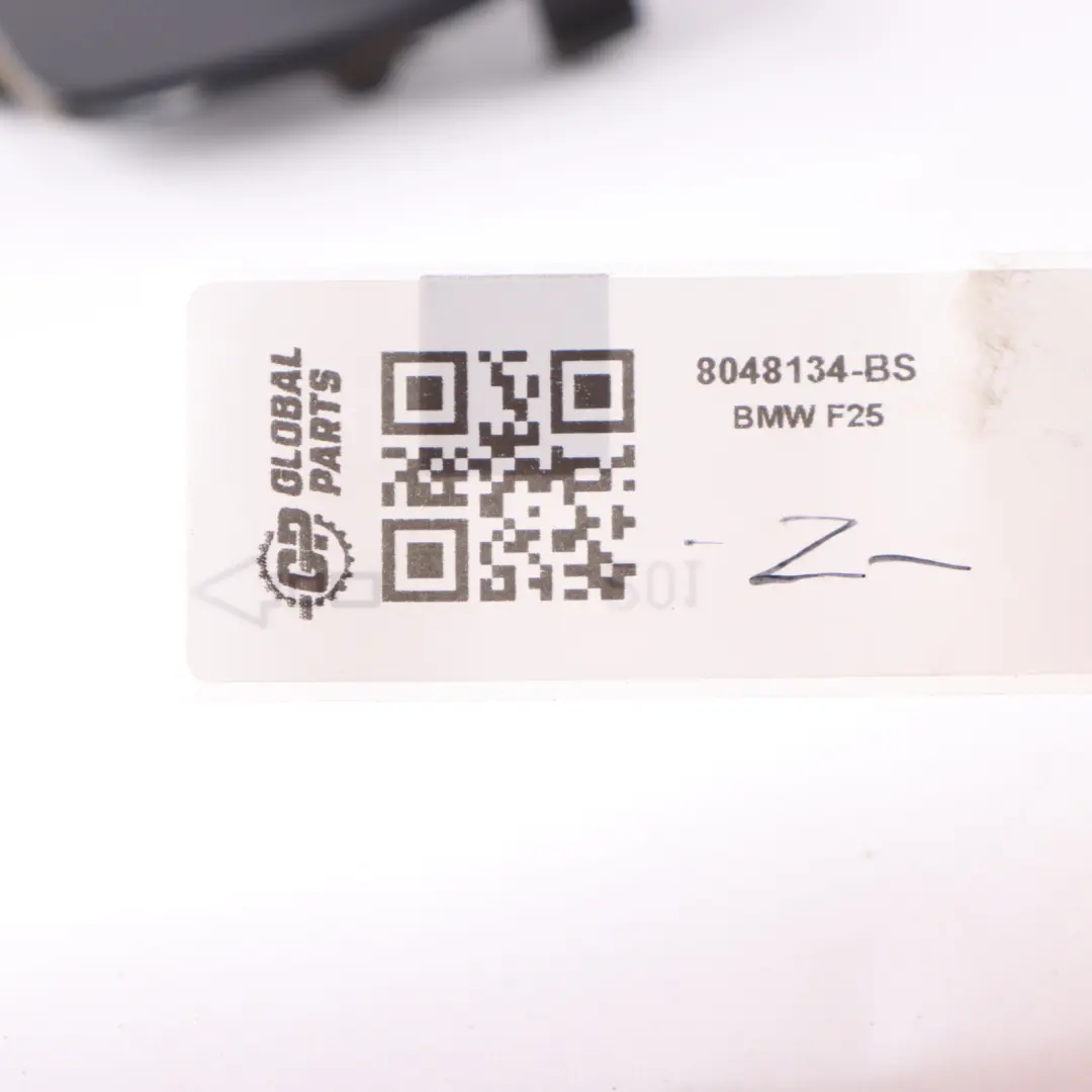 Bumper Right O/S Towing Eye Cover Black Sapphire - 475 to BMW X3 F25 M Sport Rear with Part number 8048134 BMW X3 F25 M Sport Rear Bumper Right O/S Towing Eye Cover Black Sapphire - 475 - SKU 8048134-BS - Part number 8048134