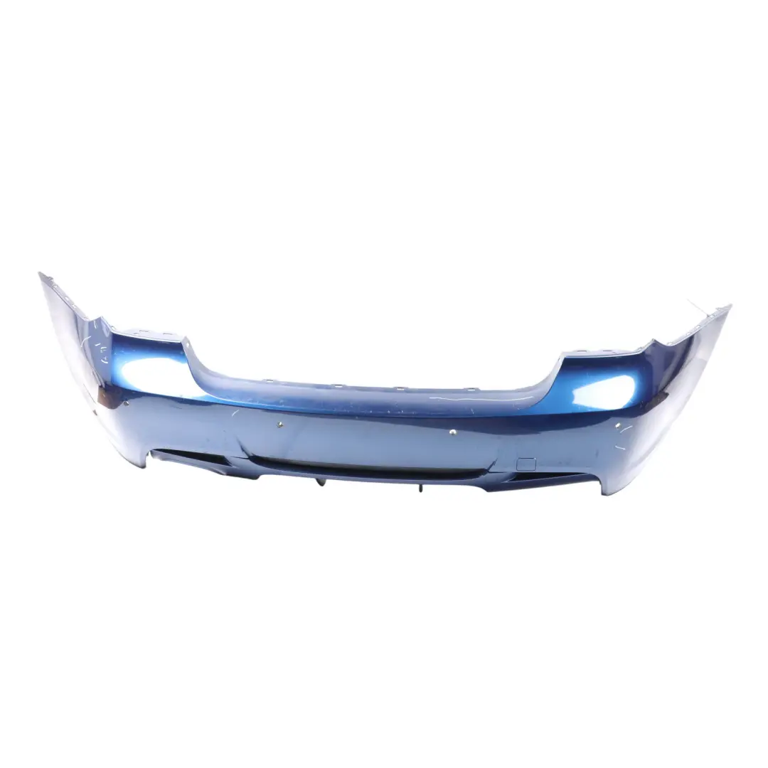 Bumper Panel M Aerokit PDC Le Mans Blue Metallic - 381 to BMW E90 LCI Rear with Part number 8049689 BMW E90 LCI Rear Bumper Panel M Aerokit PDC Le Mans Blue Metallic - 381 - SKU 8041139-LMB - Part number 8049689