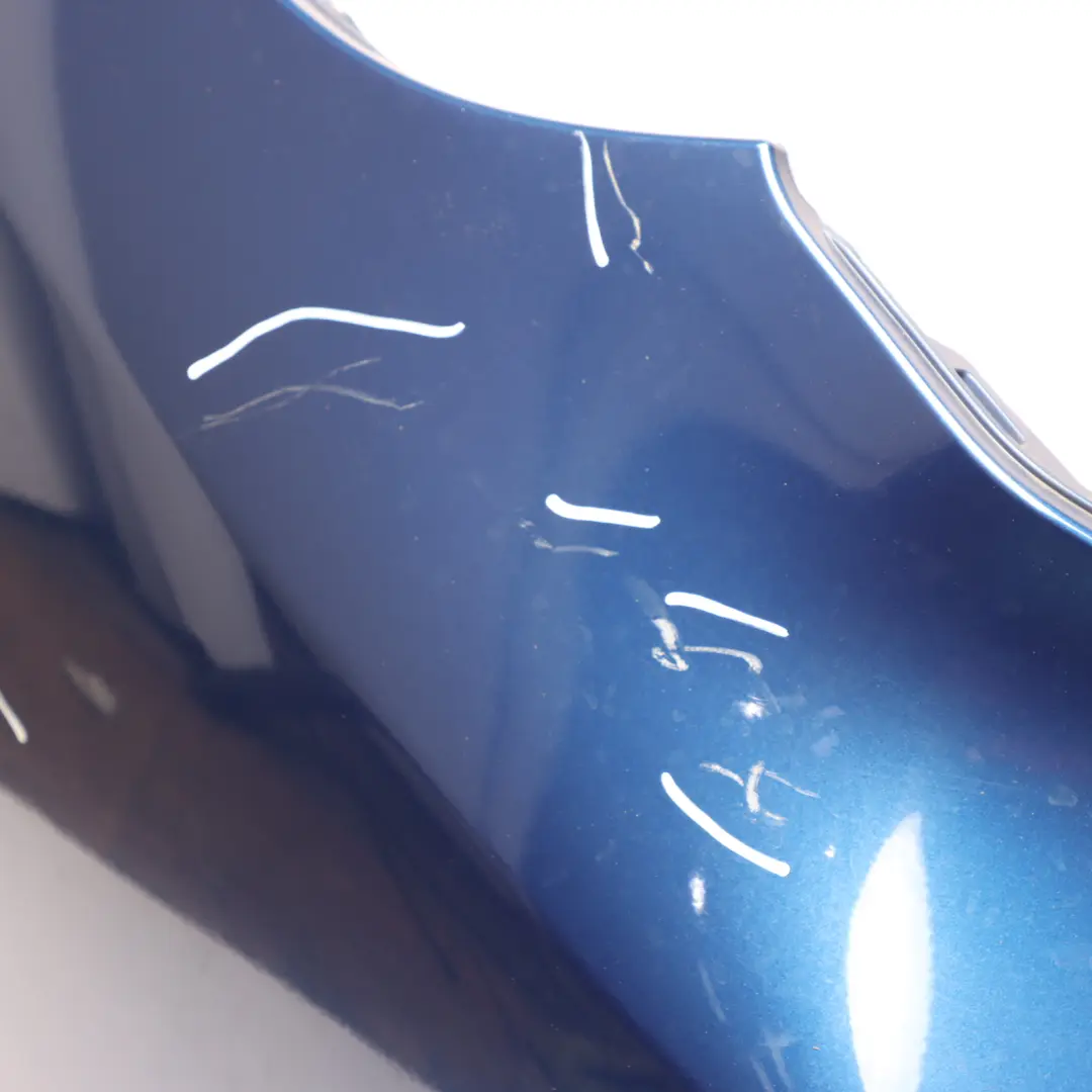 Bumper Panel M Aerokit PDC Le Mans Blue Metallic - 381 to BMW E90 LCI Rear with Part number 8049689 BMW E90 LCI Rear Bumper Panel M Aerokit PDC Le Mans Blue Metallic - 381 - SKU 8041139-LMB - Part number 8049689