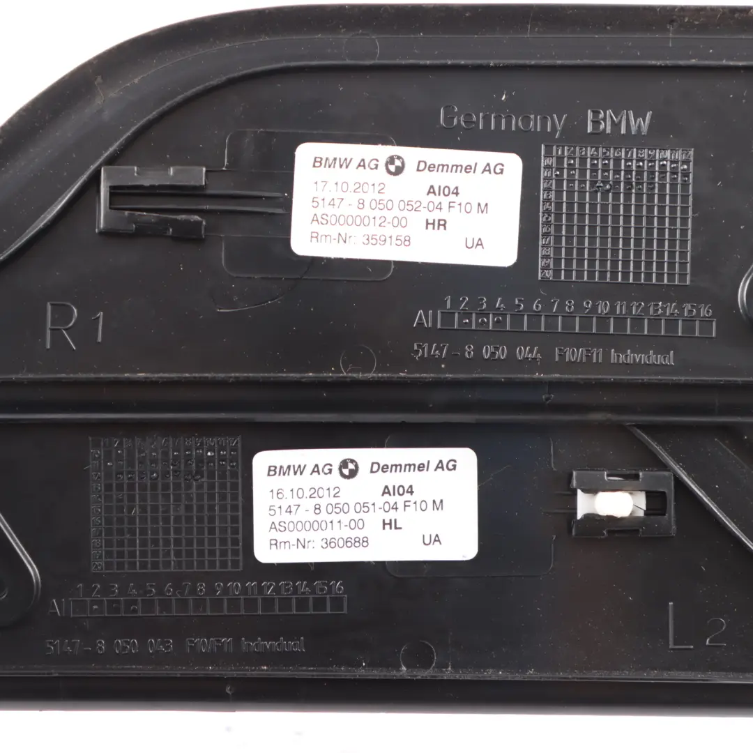Striscia D'Ingresso BMW F10 M Sport Rivestimento Portiera Set Davanzale  - SKU 8050054 - Numero di parte 8050054