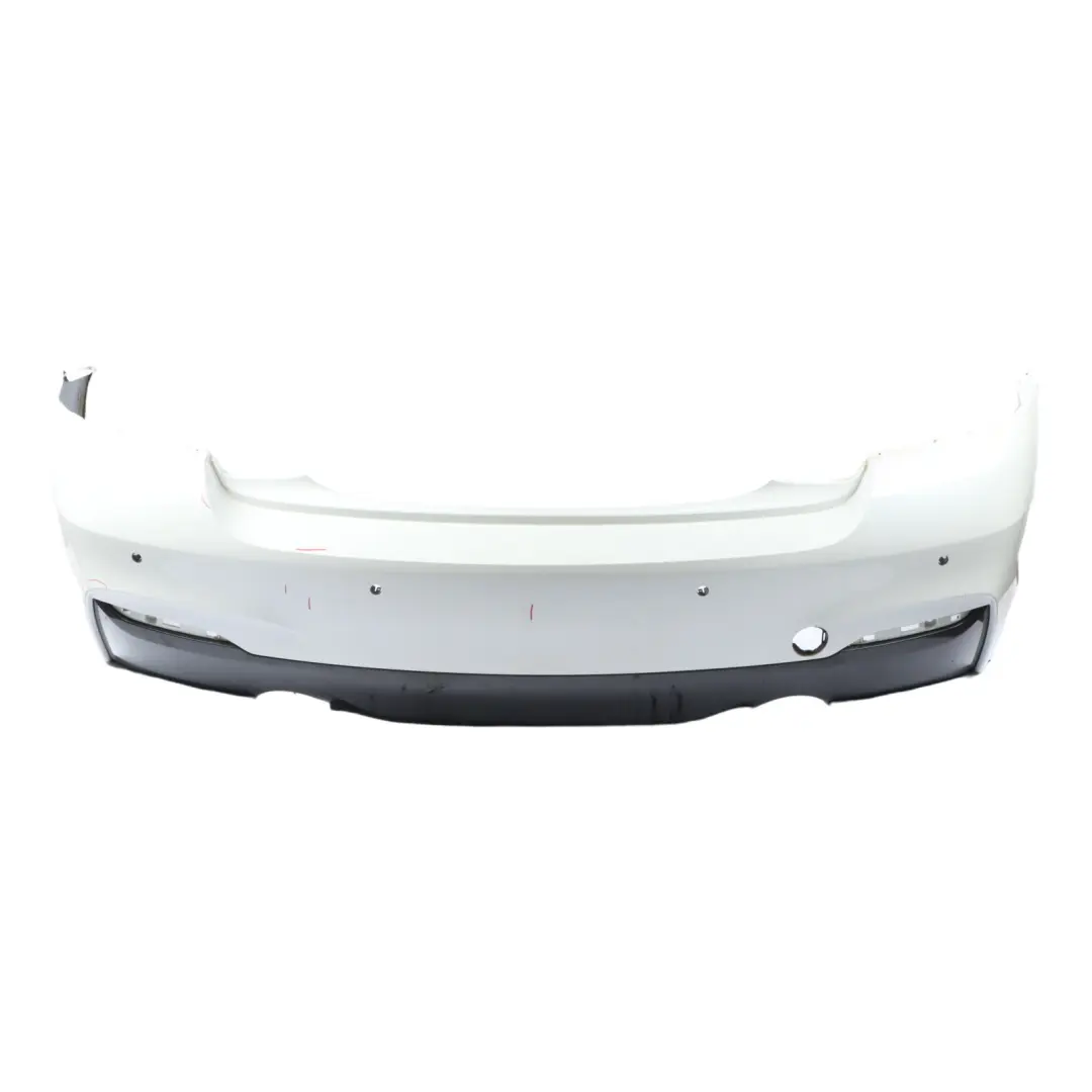 BMW F22 F23 Bumper Rear Trim Panel M Sport Mineralweiss Mineral White - A96 - SKU 8055965-MW1 - Part number 8055965