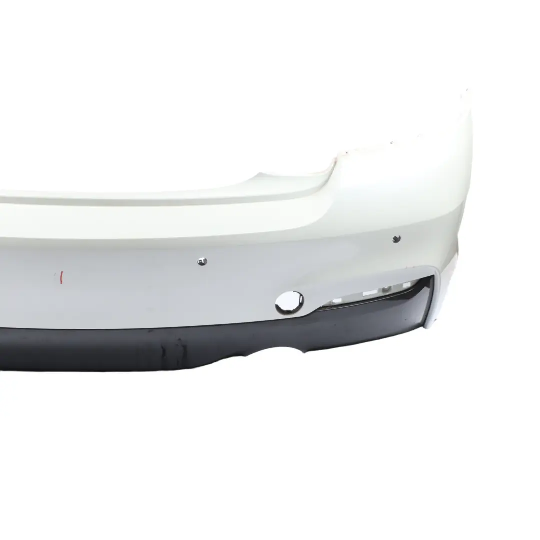 BMW F22 F23 Bumper Rear Trim Panel M Sport Mineralweiss Mineral White - A96 - SKU 8055965-MW1 - Part number 8055965