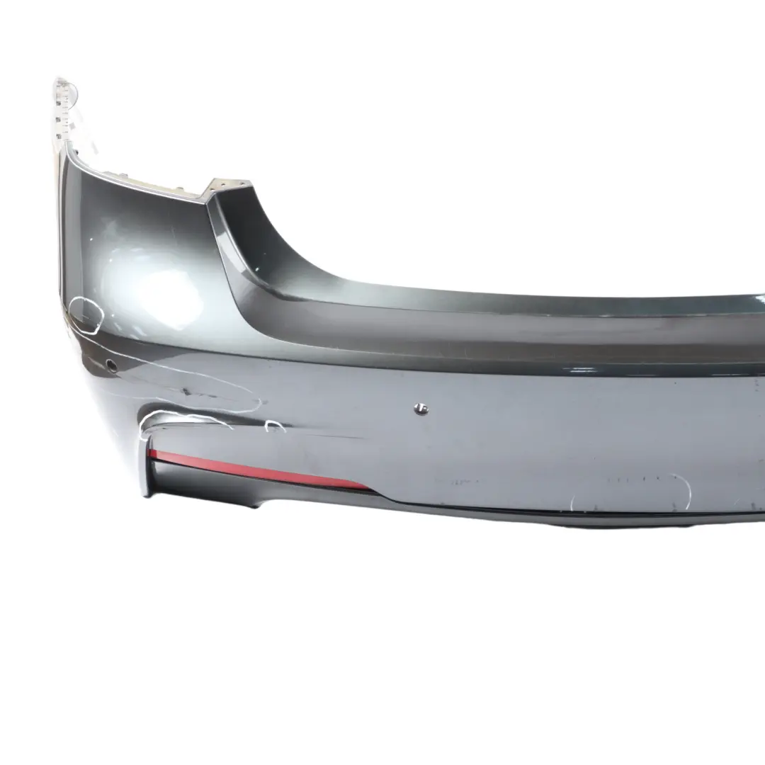 Bumper M Sport Trim Panel PDC Mineralgrau Grey Metallic - B39 to BMW F30 Rear with Part number 8056498 BMW F30 Rear Bumper M Sport Trim Panel PDC Mineralgrau Grey Metallic - B39 - SKU 8056498-MG - Part number 8056498