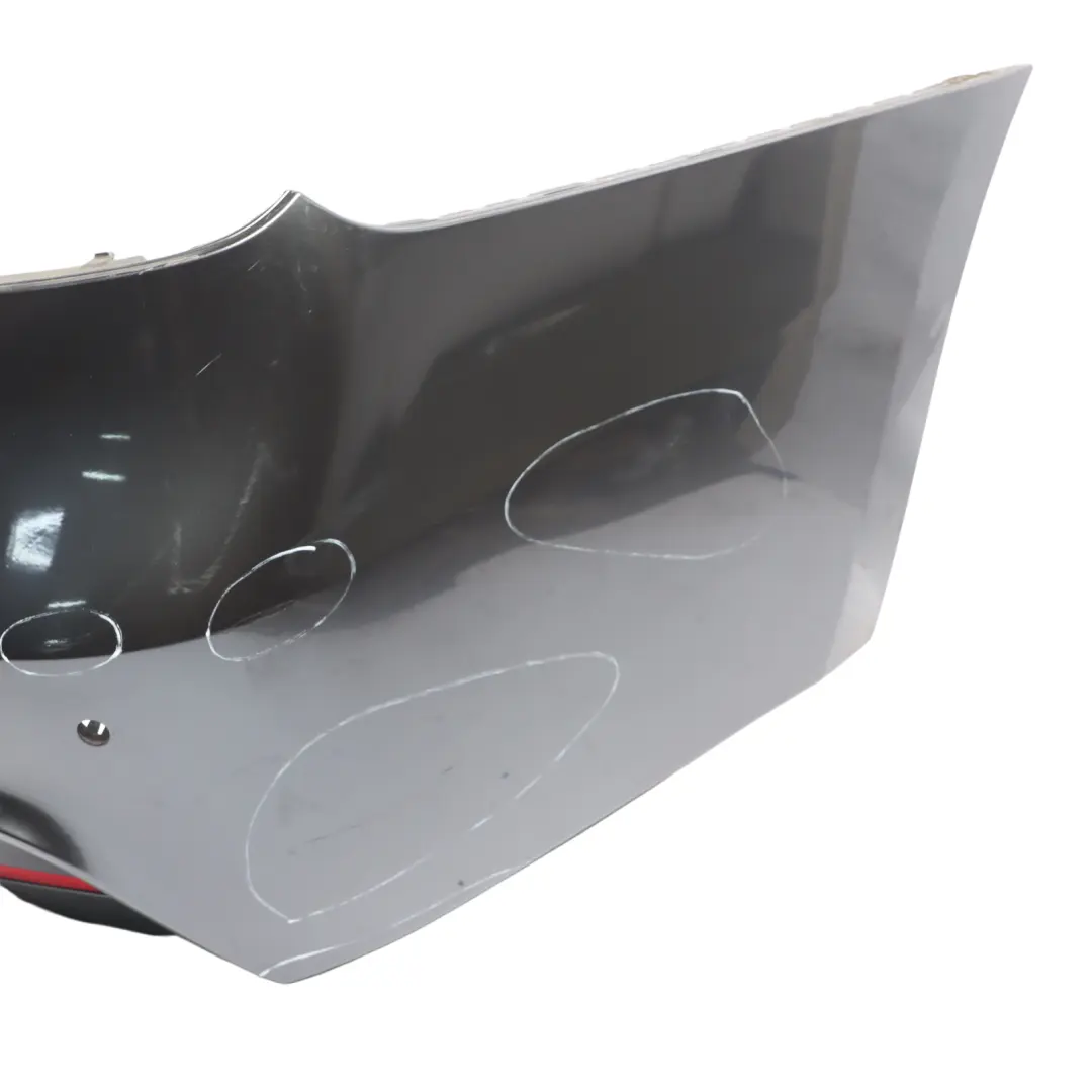 Bumper M Sport Trim Panel PDC Mineralgrau Grey Metallic - B39 to BMW F30 Rear with Part number 8056498 BMW F30 Rear Bumper M Sport Trim Panel PDC Mineralgrau Grey Metallic - B39 - SKU 8056498-MG - Part number 8056498