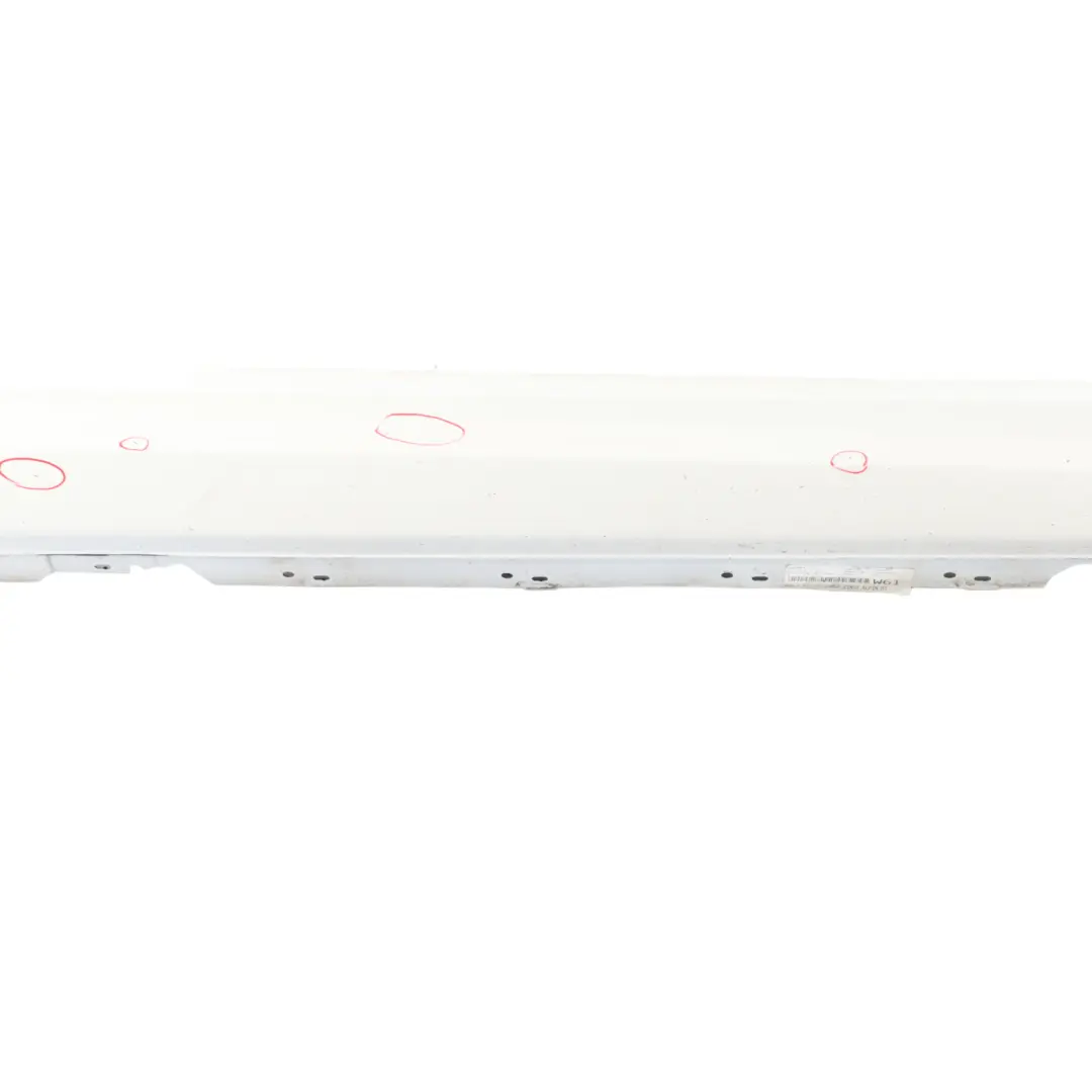 Sill Strip Side Skirt Right O/S Alpinweiss Alpine White 300 to BMW F21 F22 M Sport with Part number 8056818 BMW F21 F22 M Sport Sill Strip Side Skirt Right O/S Alpinweiss Alpine White 300 - SKU 8056818-AW1 - Part number 8056818