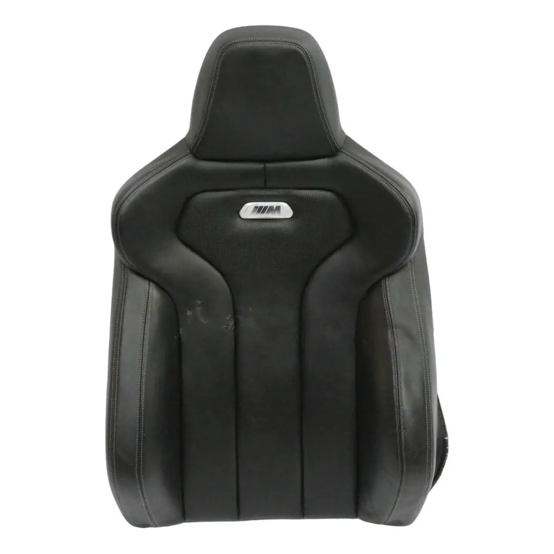 BMW F80 M3 Asiento Delantero Respaldo Cojín Izquierdo Cuero Negro - SKU 8058277-1 - Número de pieza 8058277