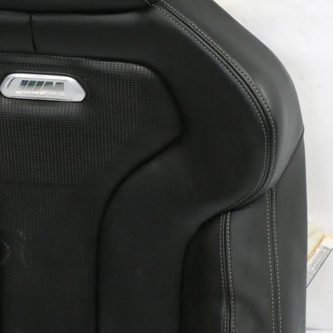 BMW F80 M3 Asiento Delantero Respaldo Cojín Izquierdo Cuero Negro - SKU 8058277-1 - Número de pieza 8058277