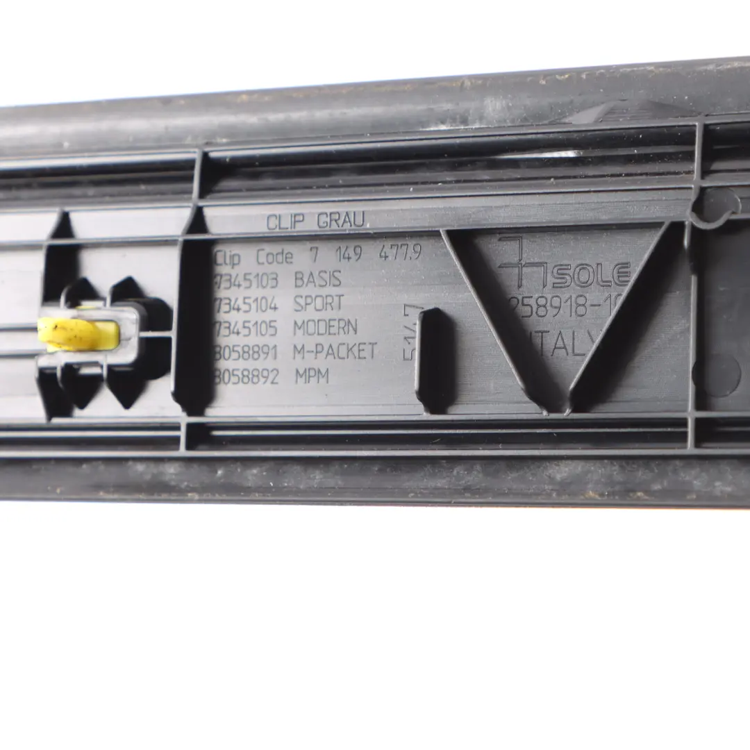 BMW F23 M135i Sport Front Cover Strip Panel Entrance Left Right N/O/S - SKU 8060730-3 - Part number 8060730