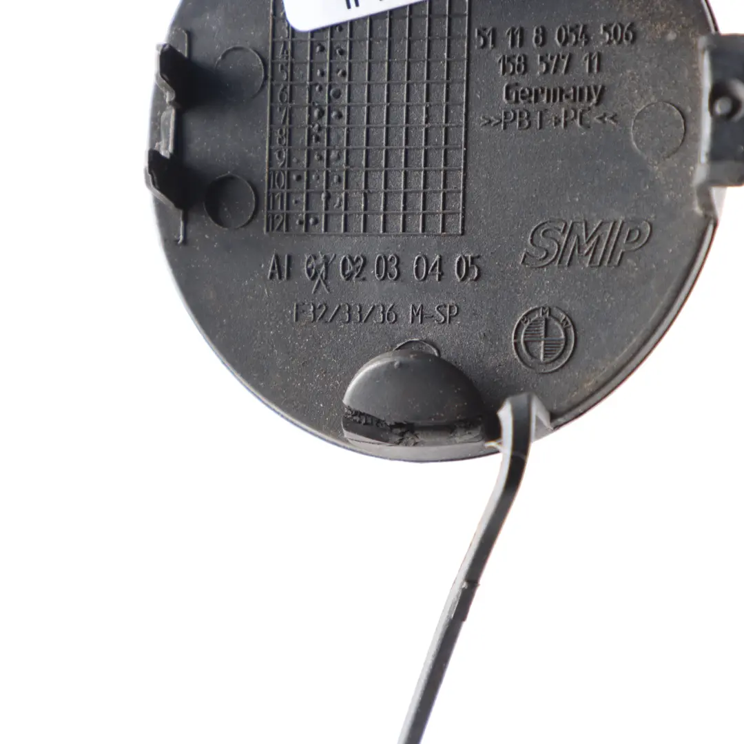  Front Bumper Cover BMW F32 F36 M Sport Tow Eye Flap Mineral Grey - B39 8054506 - SKU 8061005-MG - Part number 8061005