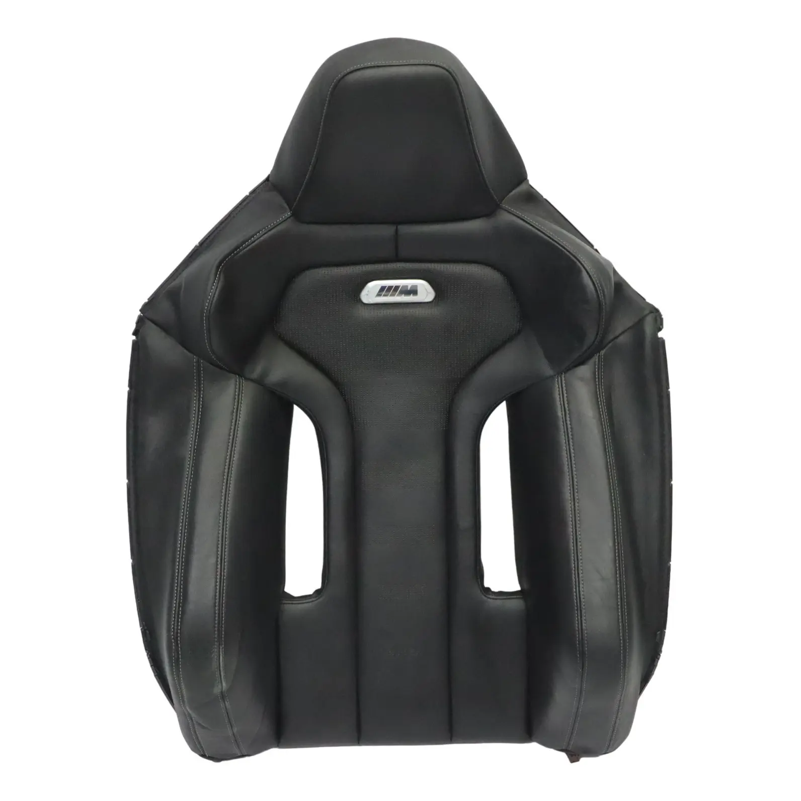BMW F82 LCI M4 Competition Front Right O/S Seat Backrest Heated Black Leather