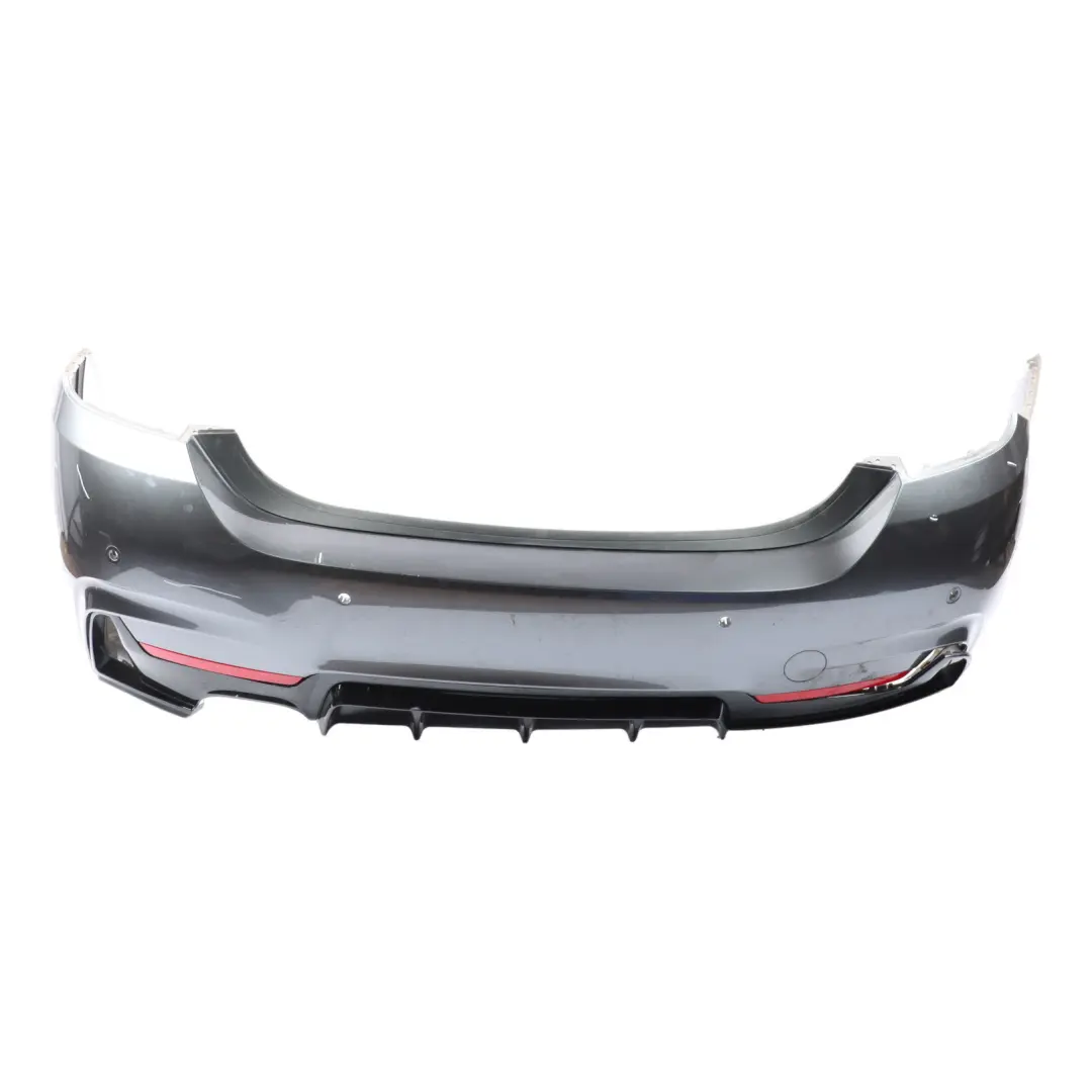 Bumper M Sport Trim Panel Cover PDC Mineralgrau Grey Metallic - B39 to BMW F36 Rear with Part number 8073080 BMW F36 Rear Bumper M Sport Trim Panel Cover PDC Mineralgrau Grey Metallic - B39 - SKU 8073080-MG - Part number 8073080
