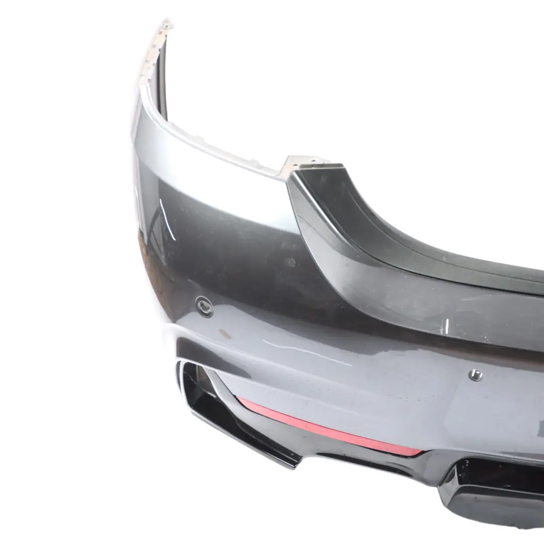 Bumper M Sport Trim Panel Cover PDC Mineralgrau Grey Metallic - B39 to BMW F36 Rear with Part number 8073080 BMW F36 Rear Bumper M Sport Trim Panel Cover PDC Mineralgrau Grey Metallic - B39 - SKU 8073080-MG - Part number 8073080