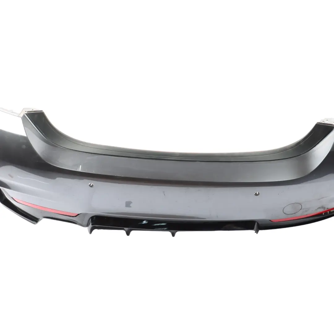 Bumper M Sport Trim Panel Cover PDC Mineralgrau Grey Metallic - B39 to BMW F36 Rear with Part number 8073080 BMW F36 Rear Bumper M Sport Trim Panel Cover PDC Mineralgrau Grey Metallic - B39 - SKU 8073080-MG - Part number 8073080