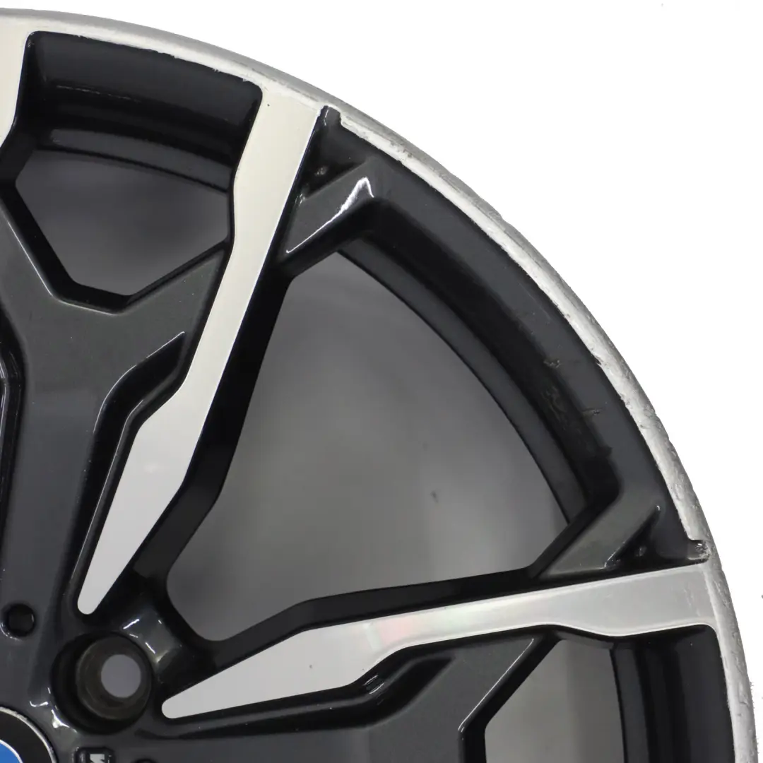 BMW X3 G01 X4 G02 Front Grey Alloy Wheel Rim 20" Double Spoke 8J ET:27 - SKU 8073791-2 - Part number 8073791