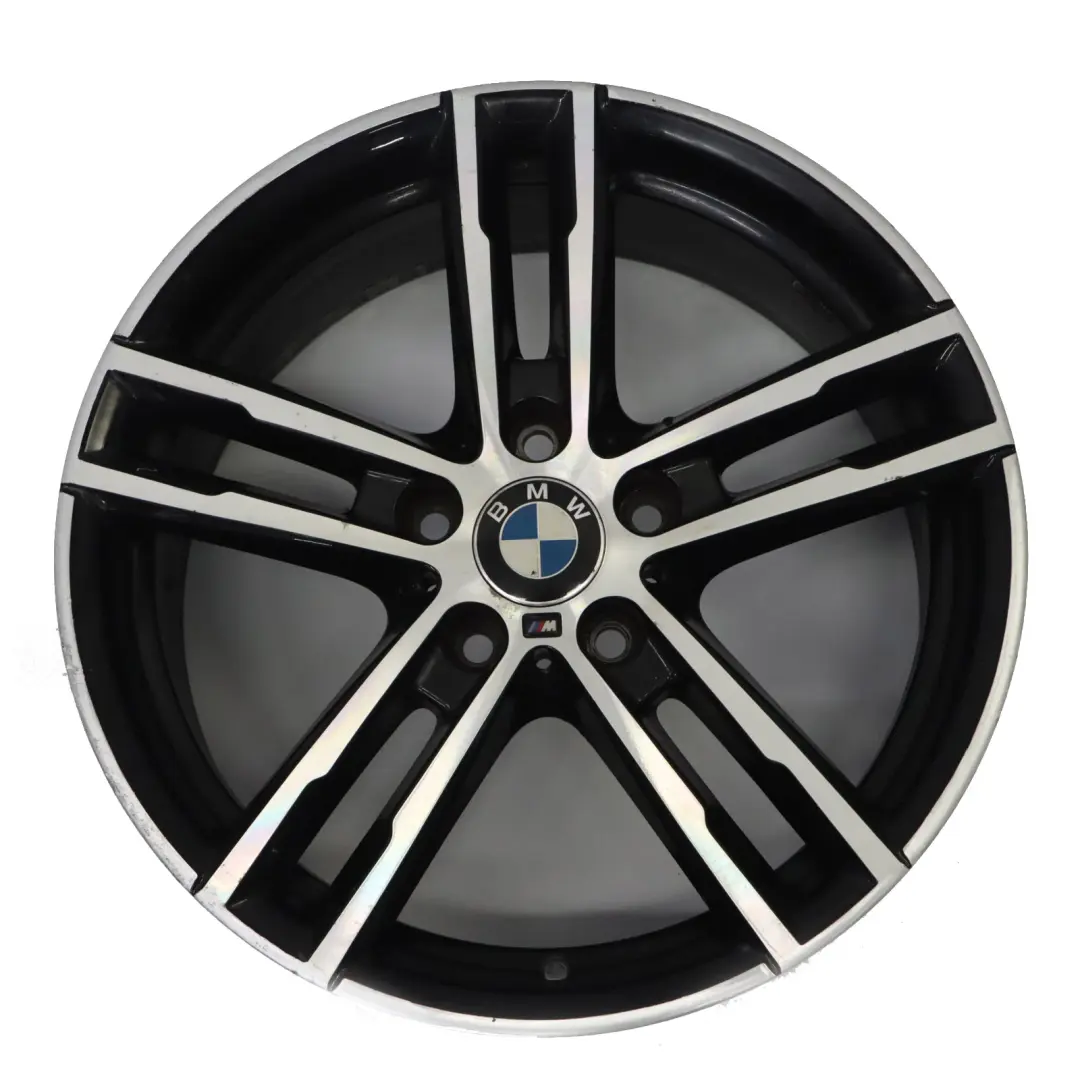 BMW F20 F21 F22 Llanta Aleación Negra 18" 7,5J ET:45 M Doble Radio 719 - SKU 8074185-2 - Número de pieza 8074185