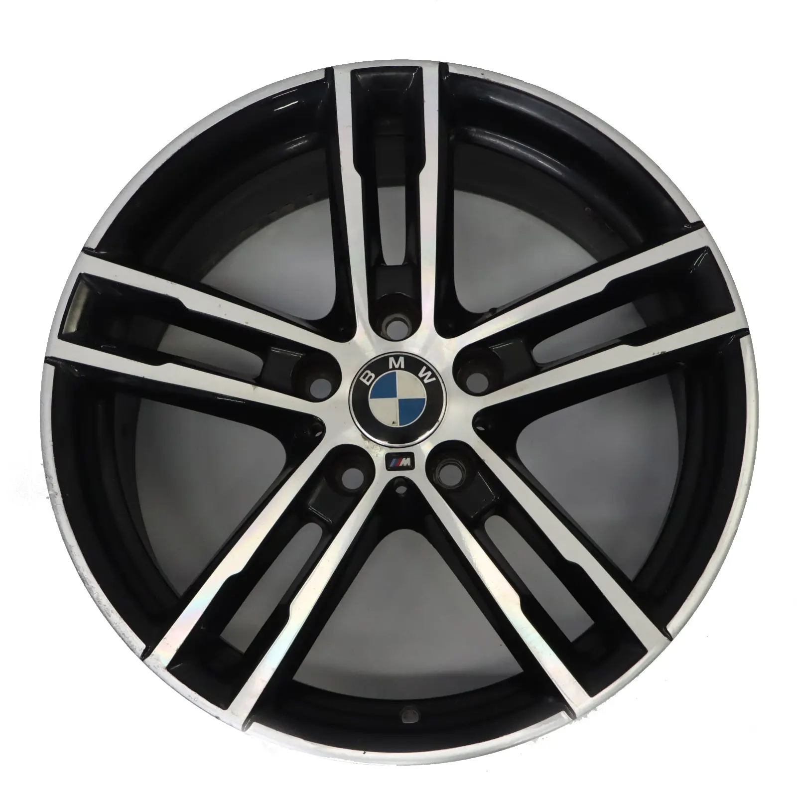 BMW F20 F21 F22 Llanta Aleación Negra 18" 7,5J ET:45 M Doble Radio 719 8074185